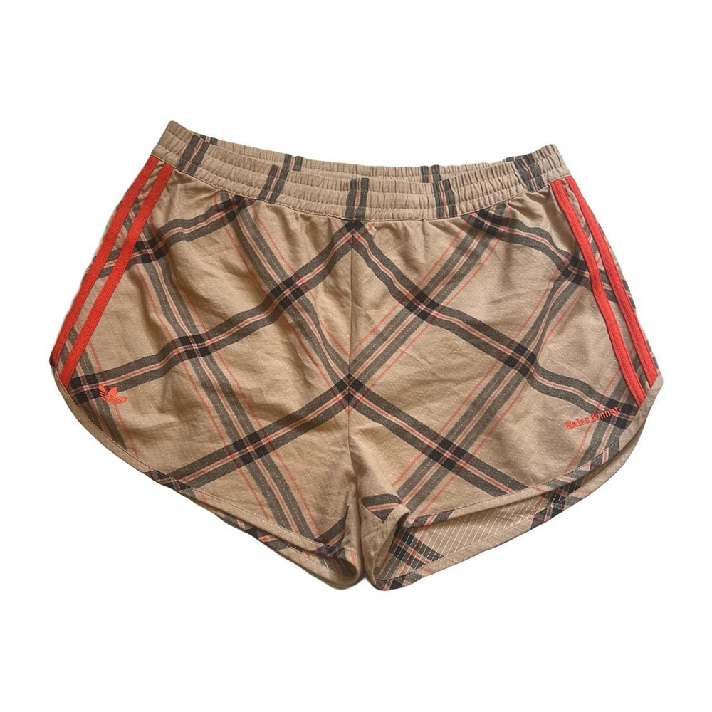 Wales Bonner x Adidas plaid running shorts
